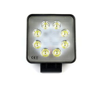 Фара светодиодная квадратная 24 W SQUARE FLOOD (8 диодов) фото товару